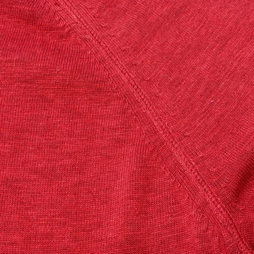 Banana Republics Organic SLUB Cotton Men’s Large Red Sweater - Picture 9 of 11